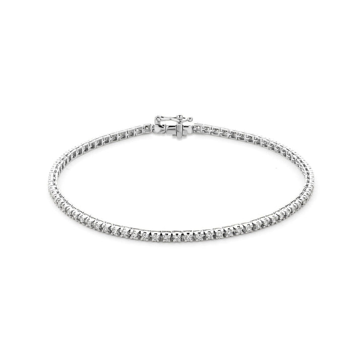 925 Zilveren tennis armband met lab grown diamant