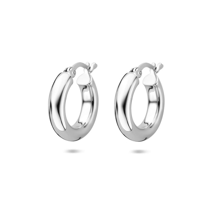 Zilveren oorringen 925 gerhodineerd – 17 mm