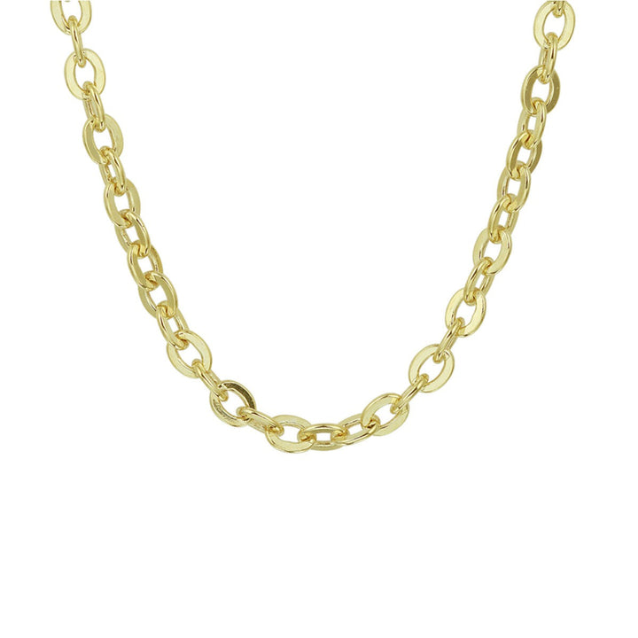 14k Geelgouden anker collier