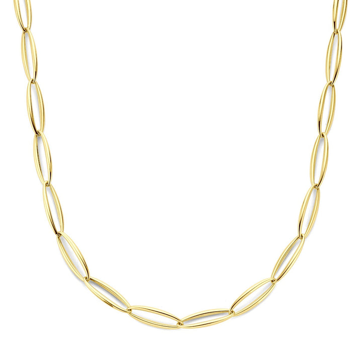 14k Geelgouden dames collier 9,5 mm 45 cm