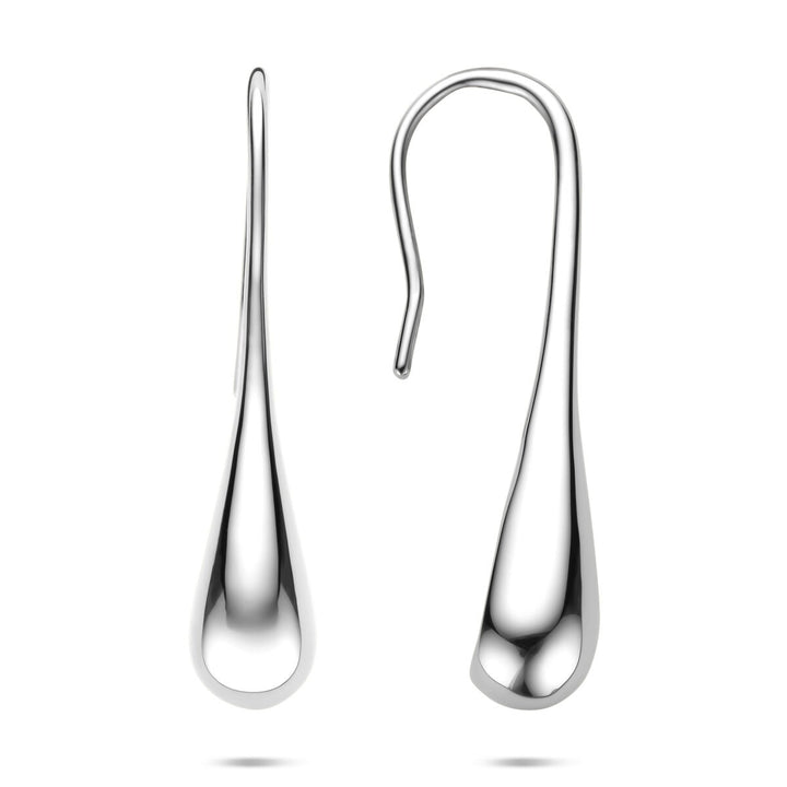 Zilveren oorhangers met Franse haak – gerhodineerd 925 zilver