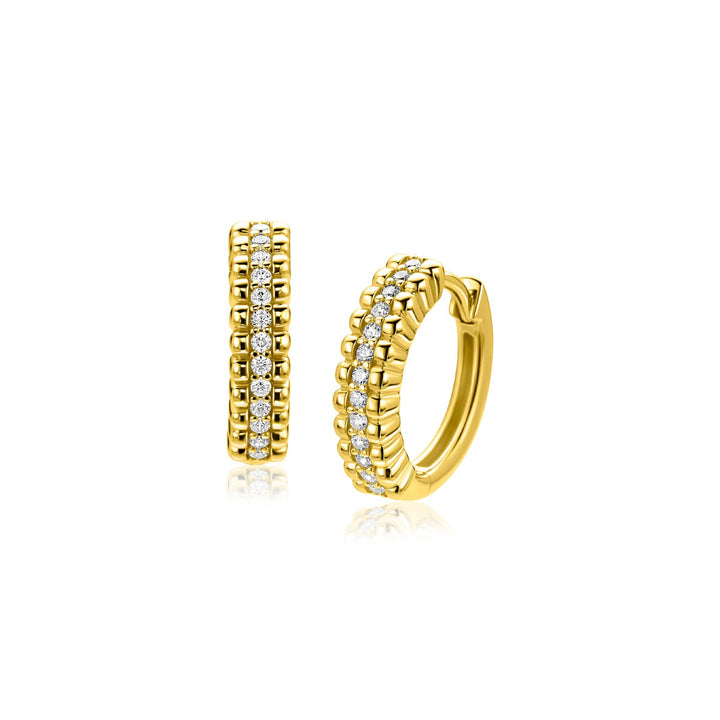 Zinzi Oorbellen Zilver verguld ZIO2834Y