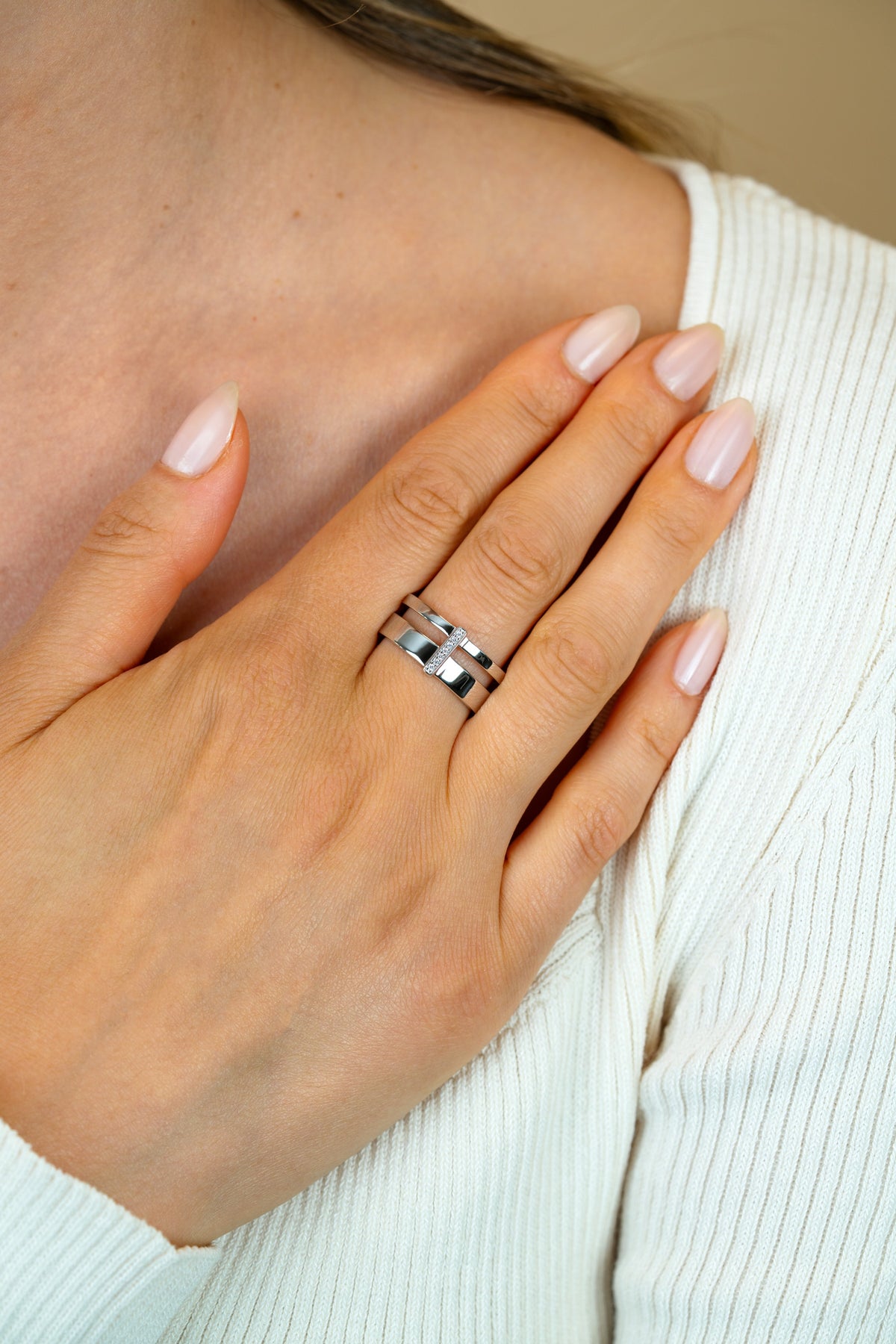 Zinzi Ring Silver Zir1790