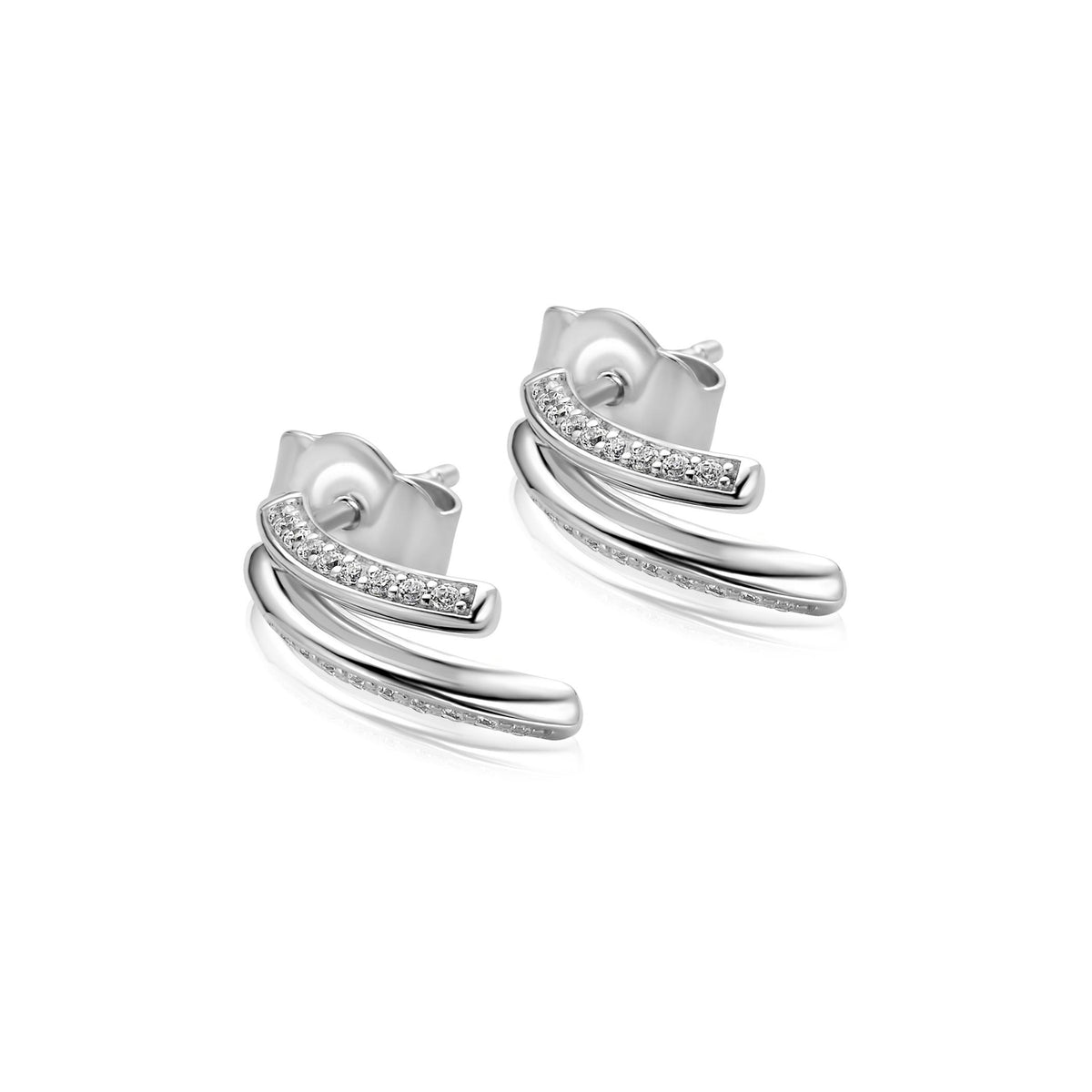 Zinzi Oorbellen Zilver ZIO2833