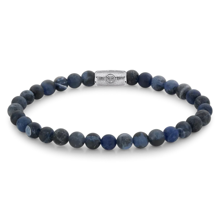 Matt Midnight - 6mm - Kralen Heren Armband