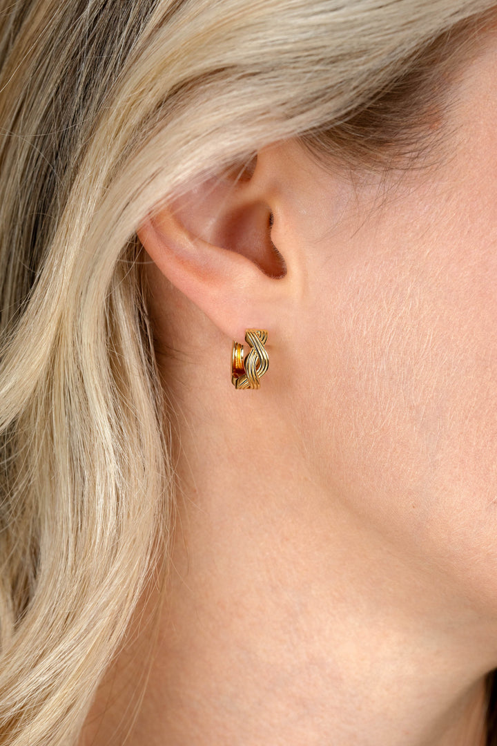 Zinzi Oorbellen Zilver verguld ZIO2684