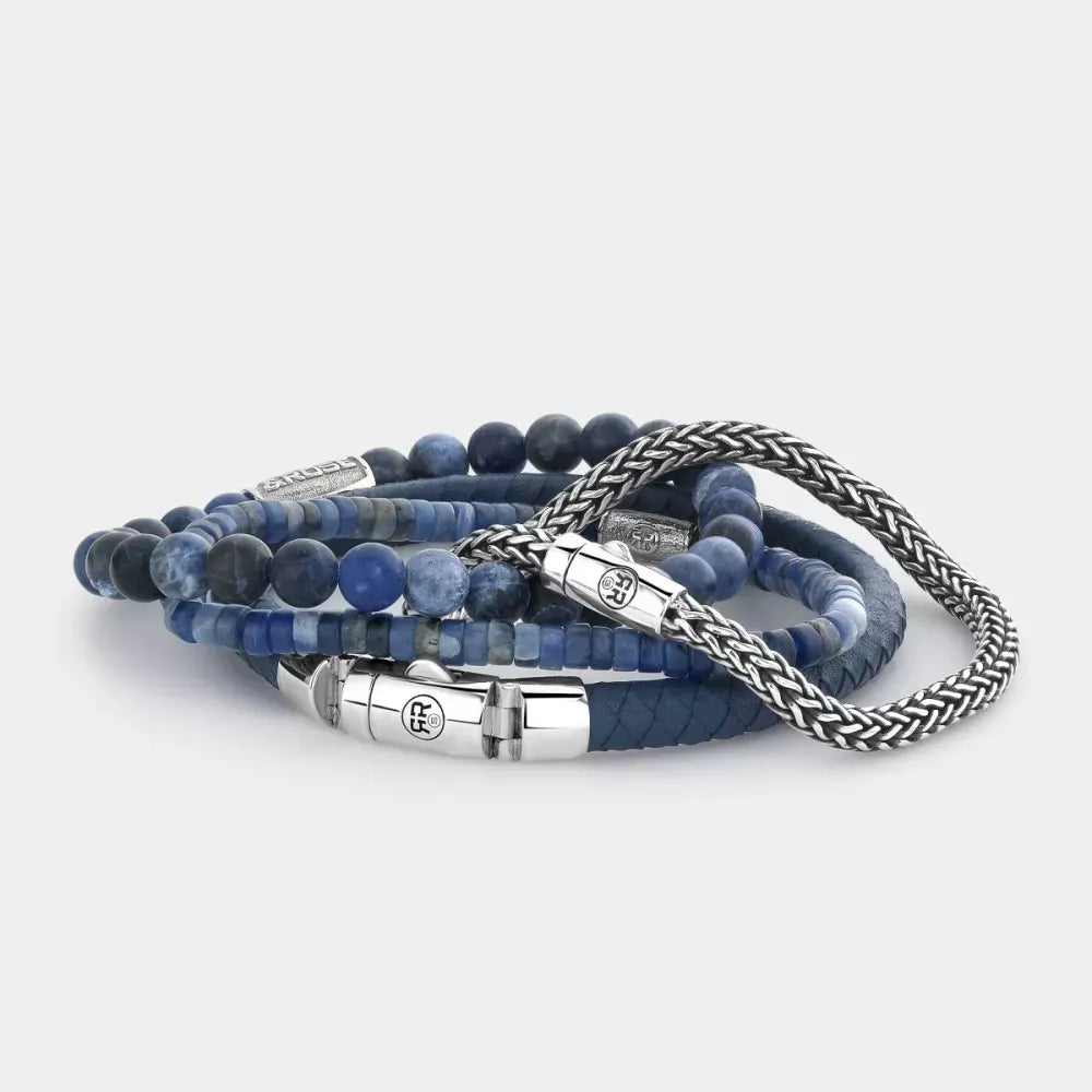 Matt Midnight - 6mm - Kralen Heren Armband