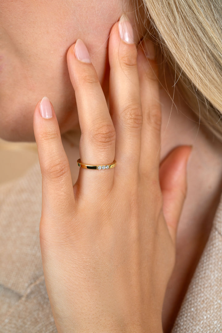 Zinzi Ring Gold Plated ZIR2130Y