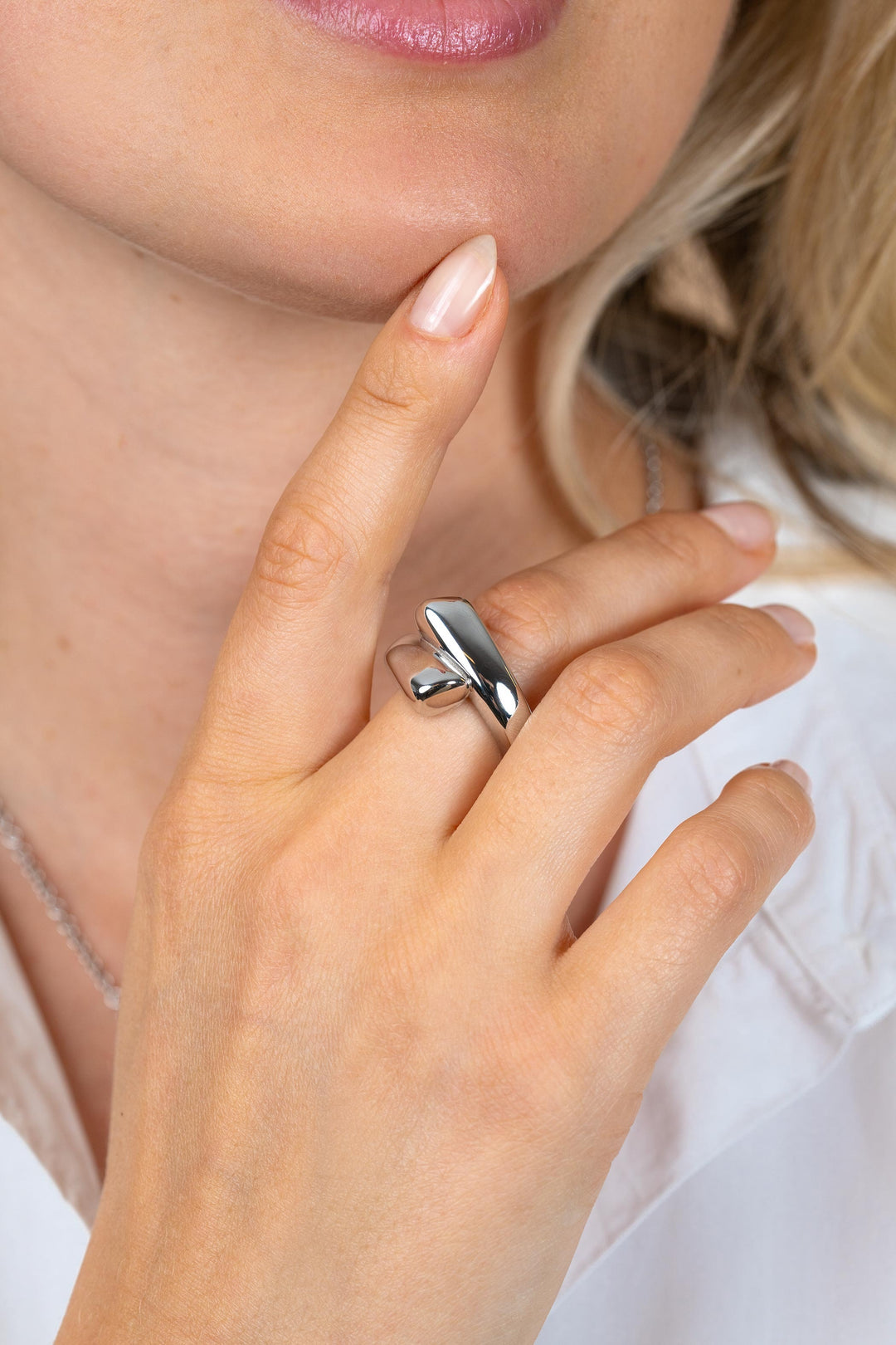 ZINZI zilveren statementring  ZIR2786