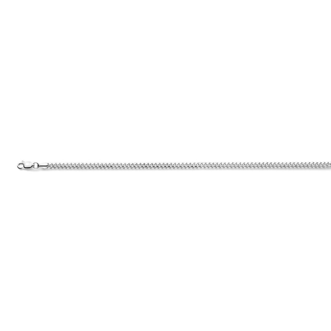 Zilveren damesketting met gourmette schakel – 925 zilver, 4 mm breed
