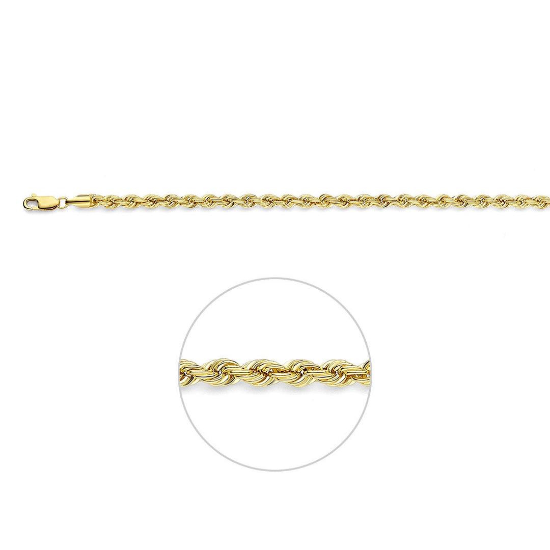14k Geelgouden koordketting