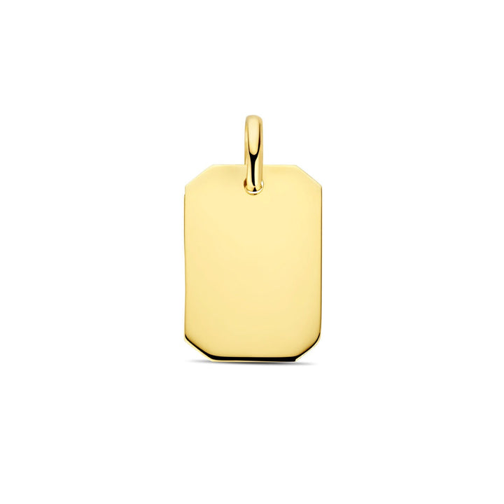 Gouden hanger – 14k graveerhanger