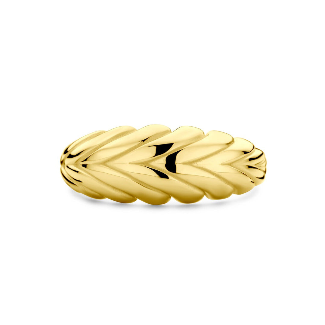 14K Geelgouden Ring – Tijdloze Elegantie voor Dames