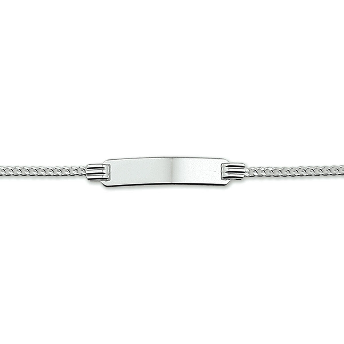 engraving bracelet gourmet 11 - 13 cm silver rhodium plated