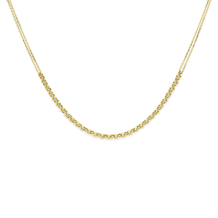 necklace 41 + 3 cm 14K yellow gold
