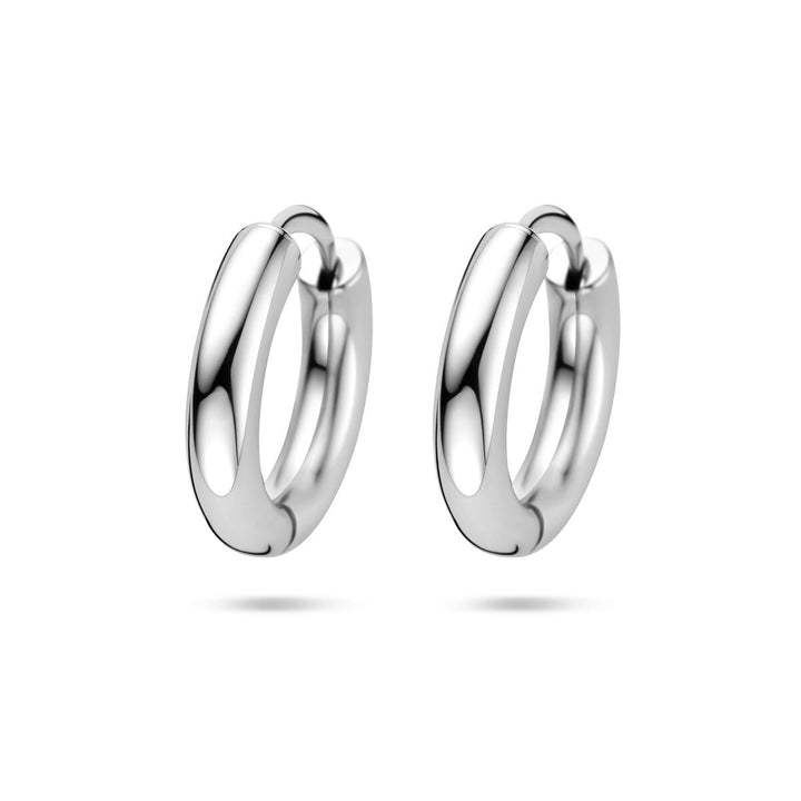Zilveren oorringen gerhodineerd – 3,5 mm buisdikte