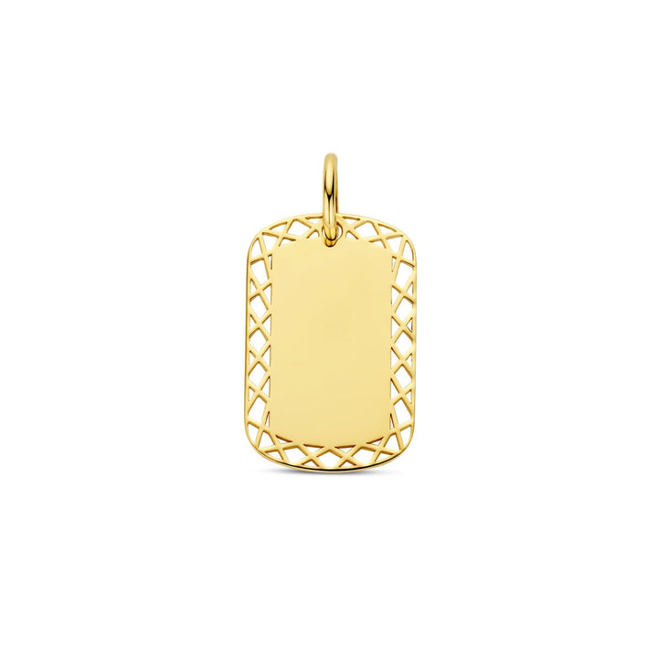 Gouden hanger – 14k graveerhanger ovaal