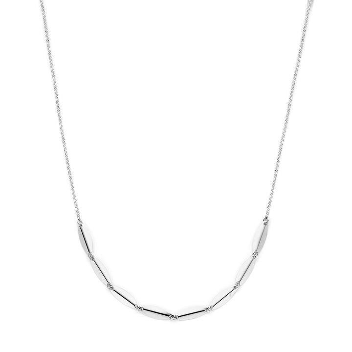 Gerhodineerd 925 zilveren dames collier