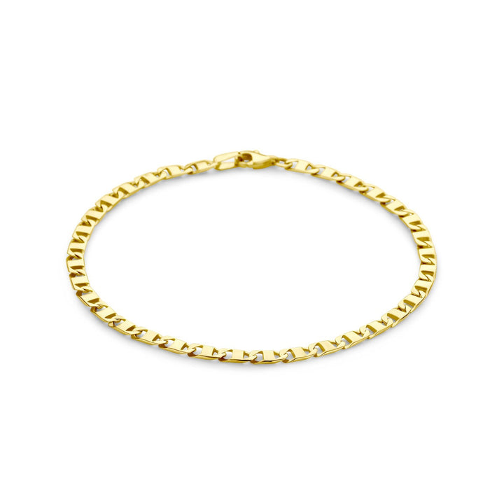 14k Geelgouden Heren Armband – Anker Schakel 3.5mm