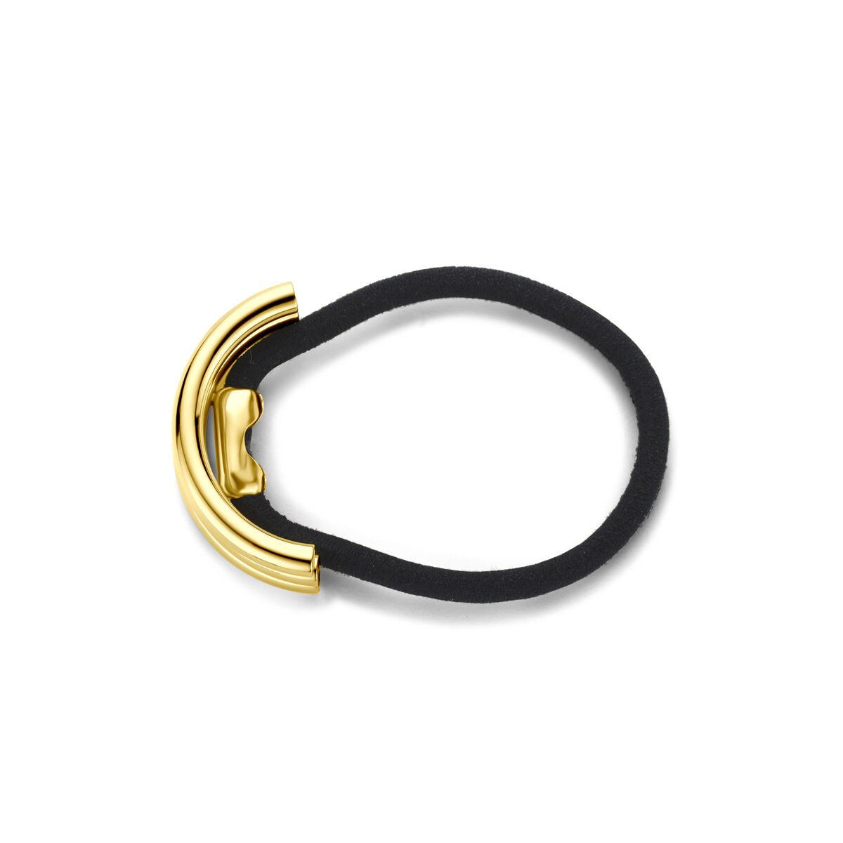 Stalen hair cuff goudkleurig – met ion plating, 12x34 mm