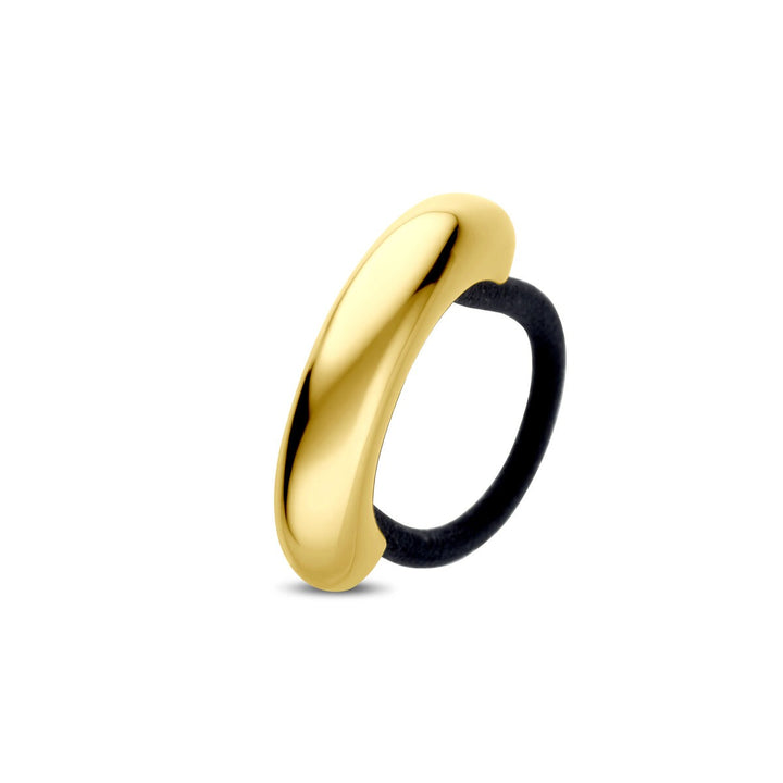 Stalen hair cuff goudkleurig – met ion plating
