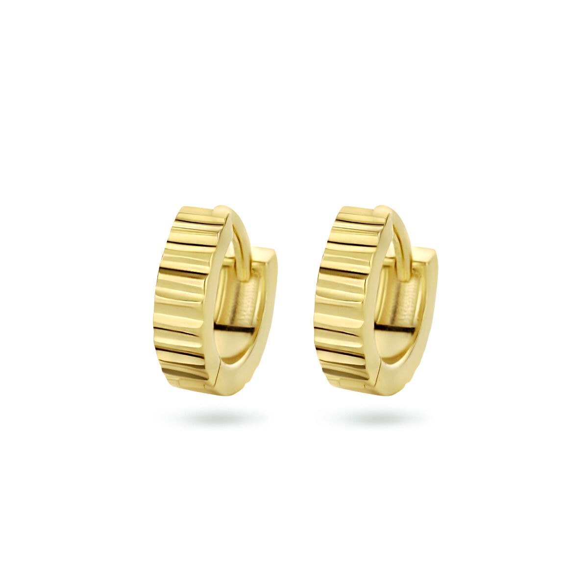 Verguld Zilveren Klapoorringen – Ø11 mm