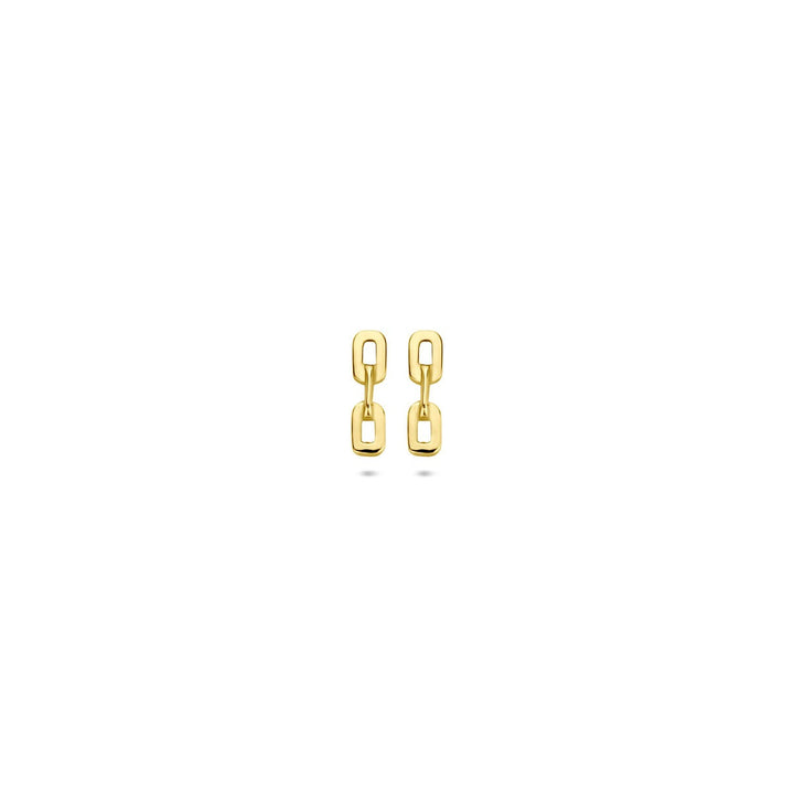 14k Geelgouden staafvormige oorknoppen – 7 x 2 mm