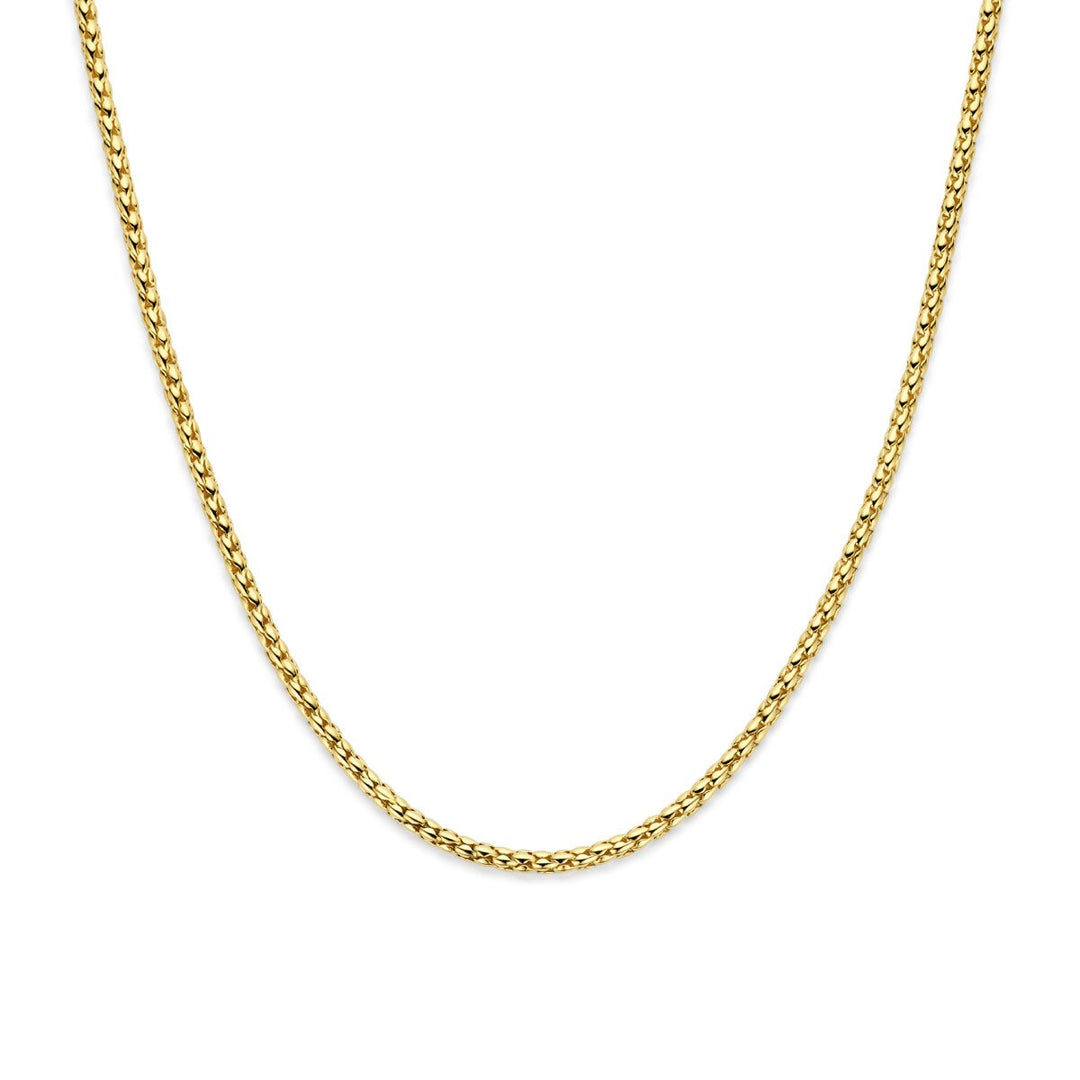 Gouden dames ketting – 14k schakel collier