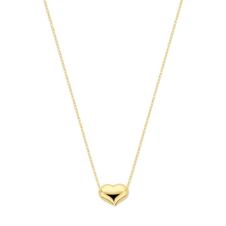 14k Geelgouden Collier met Hartje