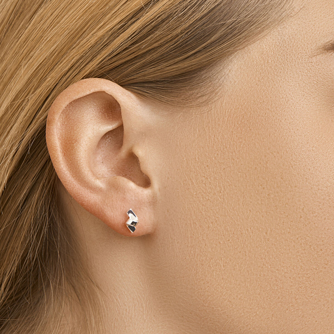 Ohrstecker silberweiß