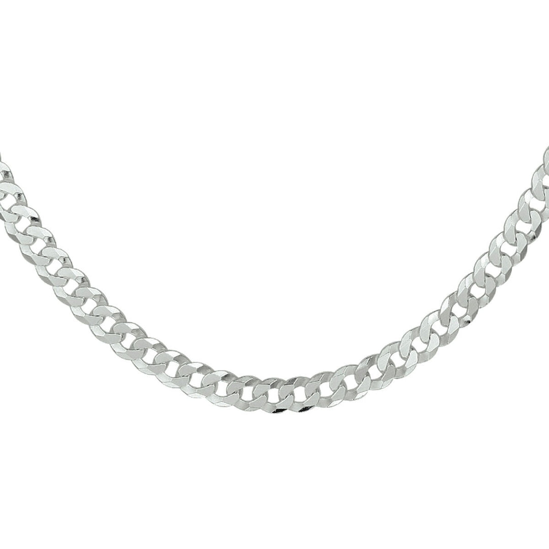 Gerhodineerd Zilveren Gourmette Collier – 5.4mm | 50cm