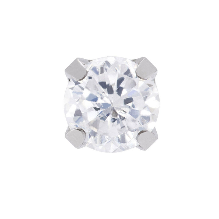 Inverness chirurgisch stalen schietknopjes met zirkonia 3 mm