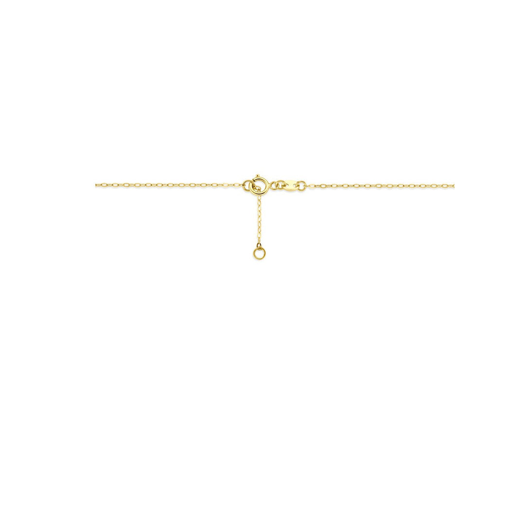 Gouden ketting met hartje – 14k dames collier  40 - 42 cm