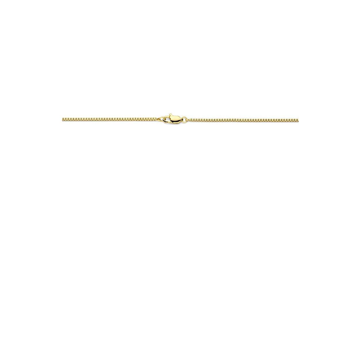 Stalen dames ketting venetiaans geel 1,5 mm ion plating