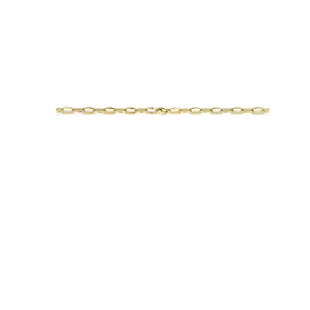14k Geelgouden anker collier dames