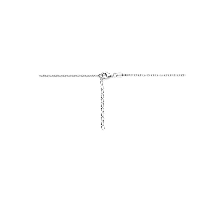 Zilveren collier gerhodineerd 925 anker schakel – 40 + 4 cm