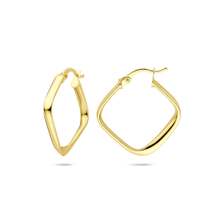 14k Geelgouden oorringen – 21 x 3 mm