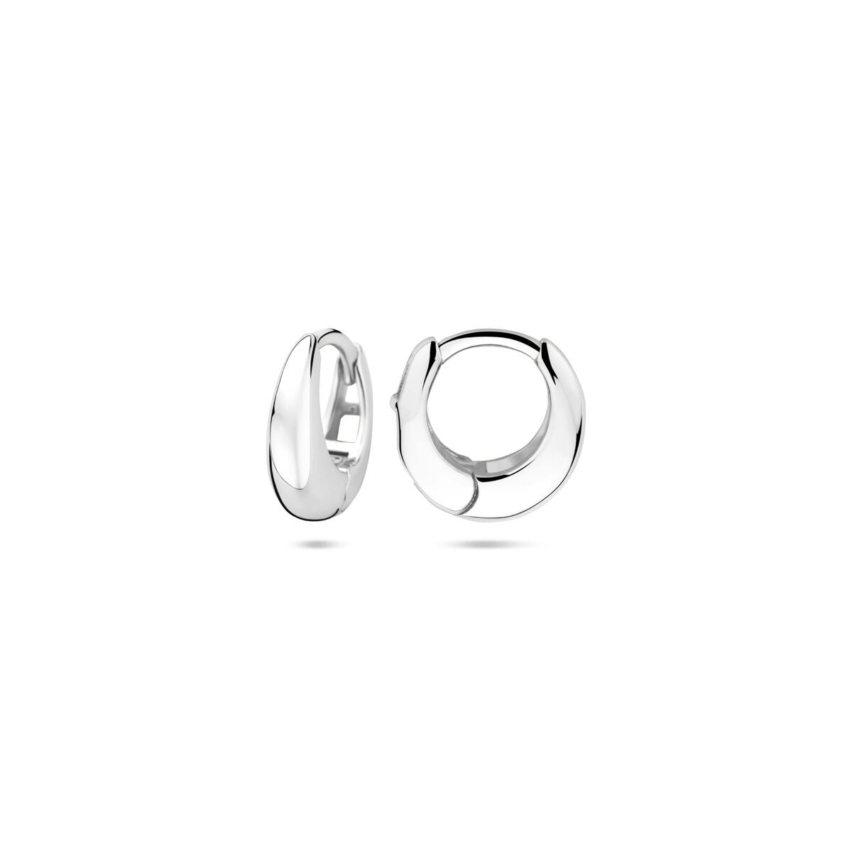Gerhodineerd 925 Zilveren Klapoorringen – Tijdloze Elegantie voor Dames