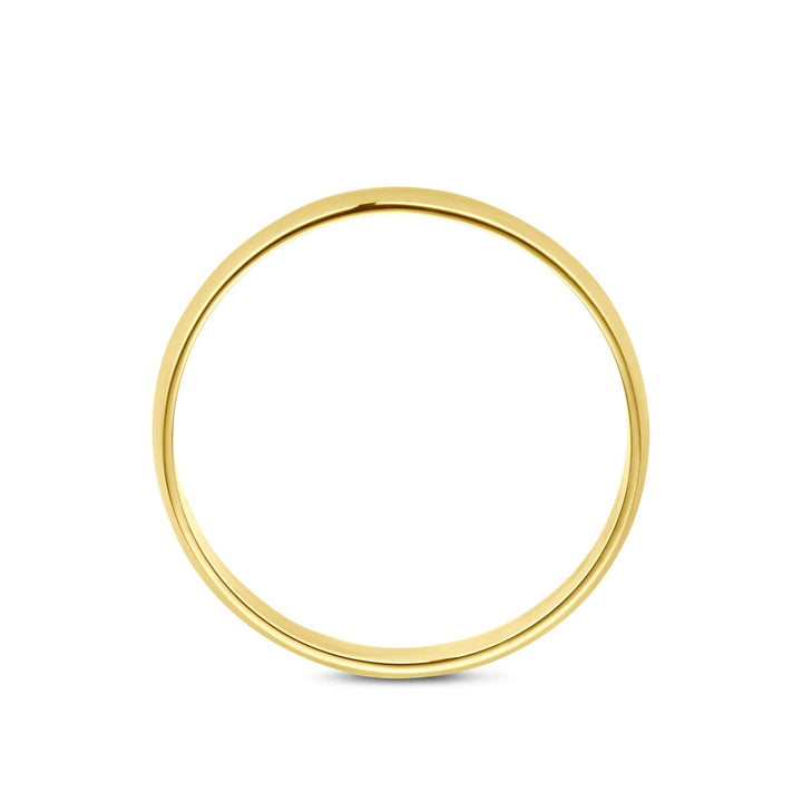14k Geelgouden ring 3mm