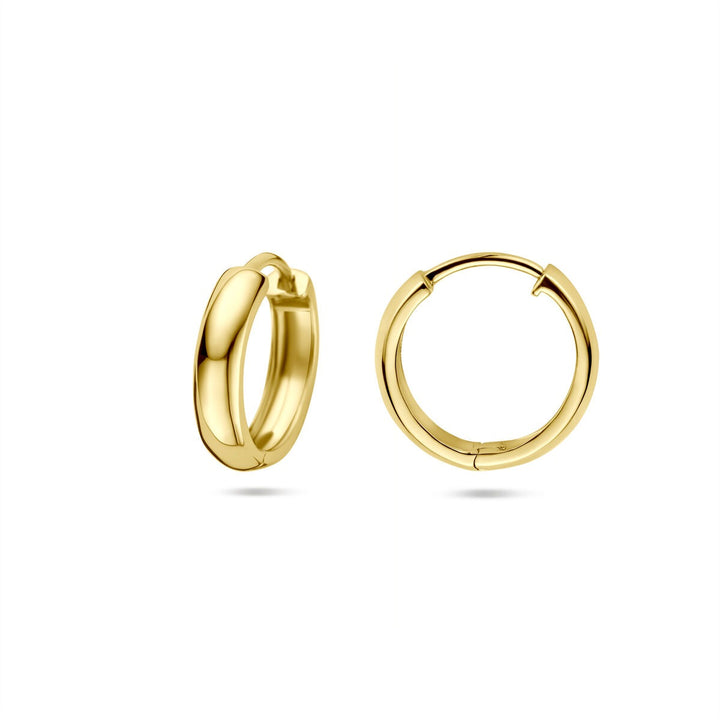 Gouden oorringen 14k – 15 x 3,5 mm