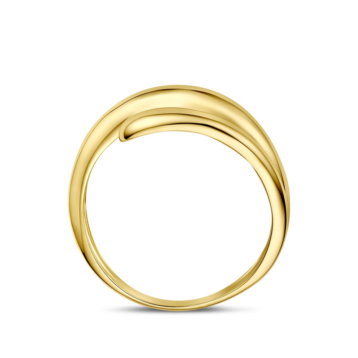 14k Geelgouden dames ring
