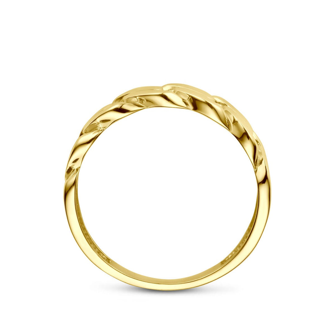 Gouden ring 14k dames – 5.5 mm breed
