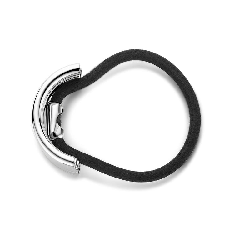 Zilverkleurige stalen hair cuff dames