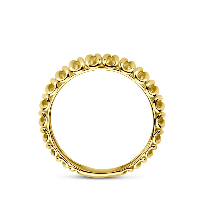 14k geelgouden ring – 6mm breed