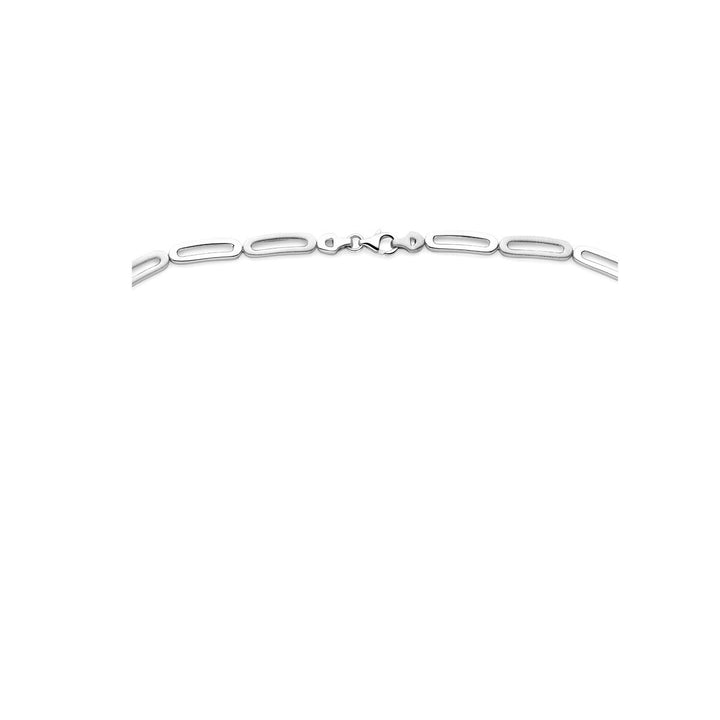 Zilveren dames ketting zonder hanger – gerhodineerd 925 zilver 5,7 mm 45 cm