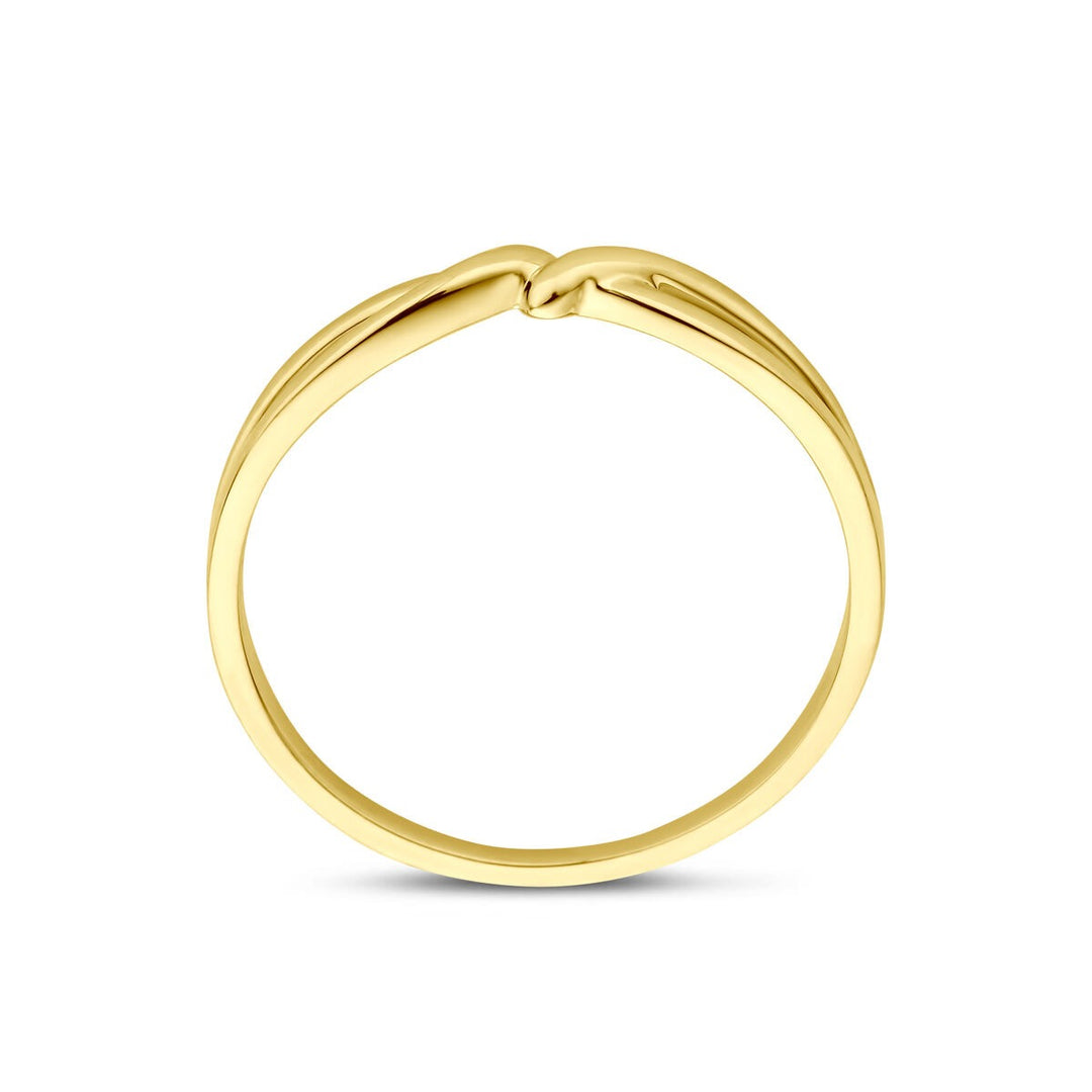 ring gedraaid 14K geel