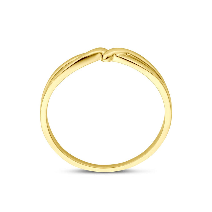 ring gedraaid 14K geel