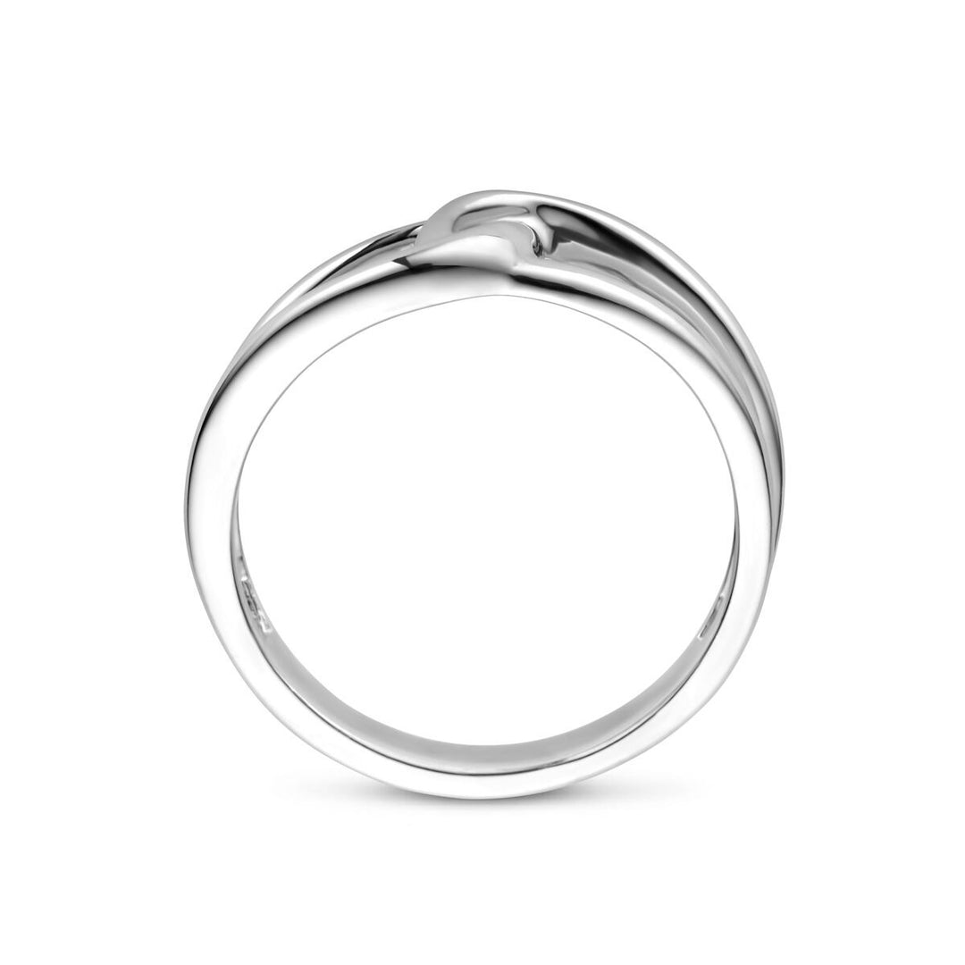 Gerhodineerd zilveren ring 9 mm