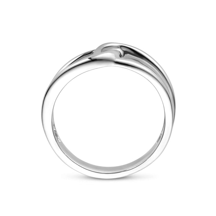 Gerhodineerd zilveren ring 9 mm