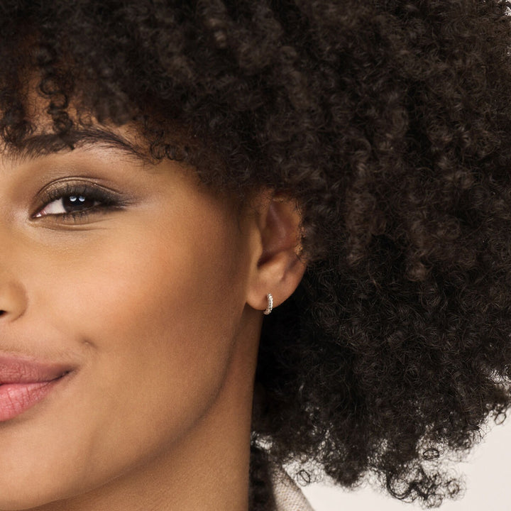 drop earrings silver rhodium plated